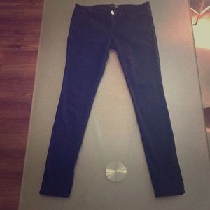Black skinny express jeans